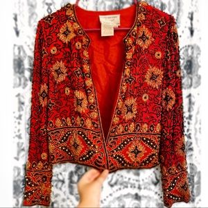 Vintage Beaded Cardigan